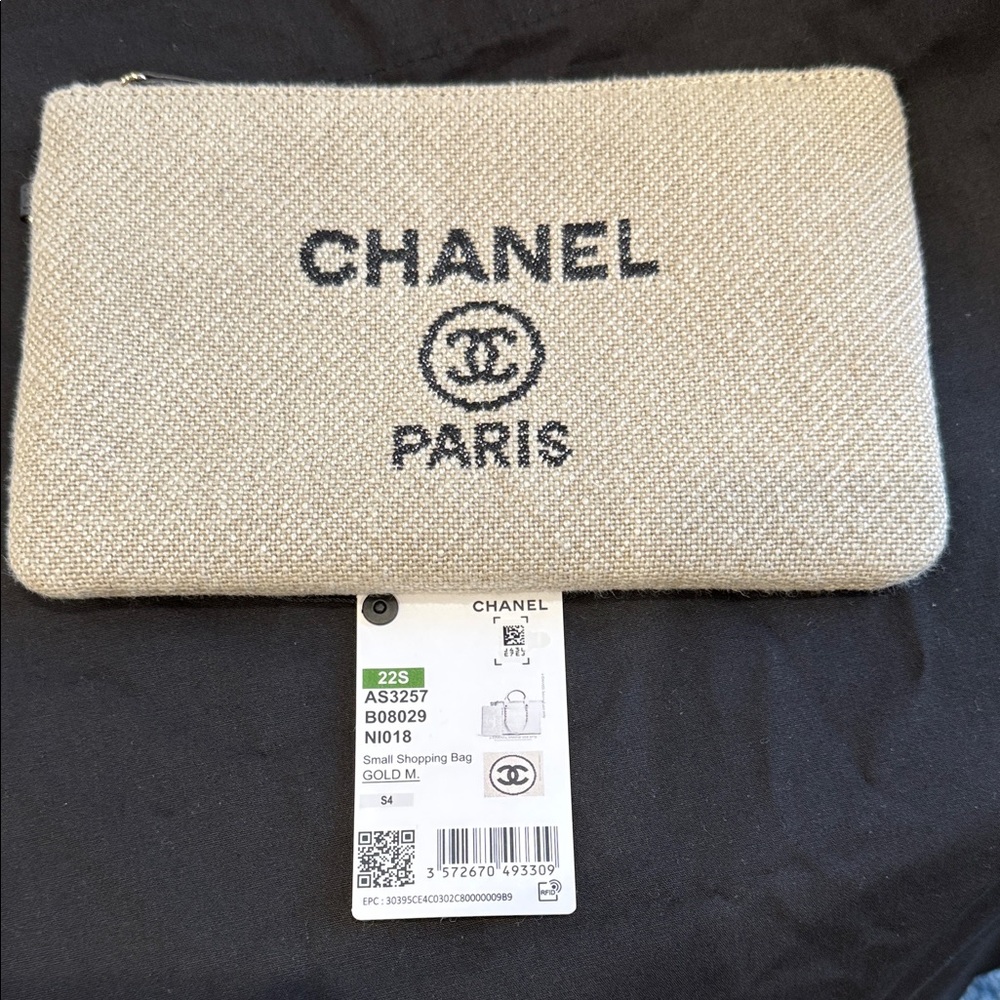 Chanel Cream and Black Tote Bag Set - Picture 4 of 8